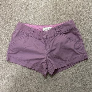 Mauve purple shorts